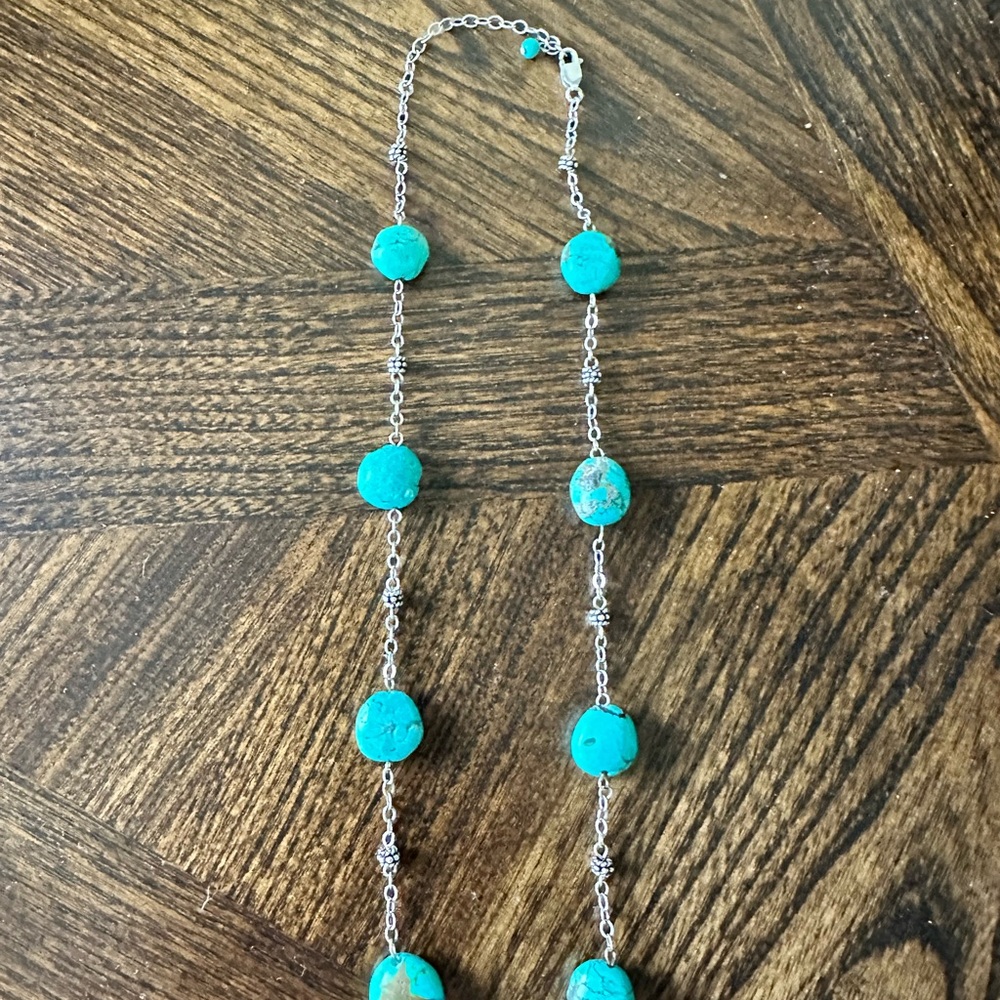 Turquoise Station Necklace